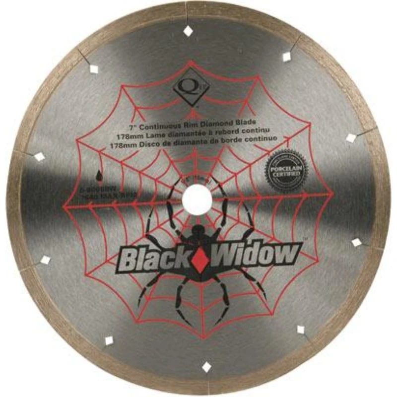 QEP 6-7008BW 7 Black Widow Diamond Blade for Ceramic And Porcelain